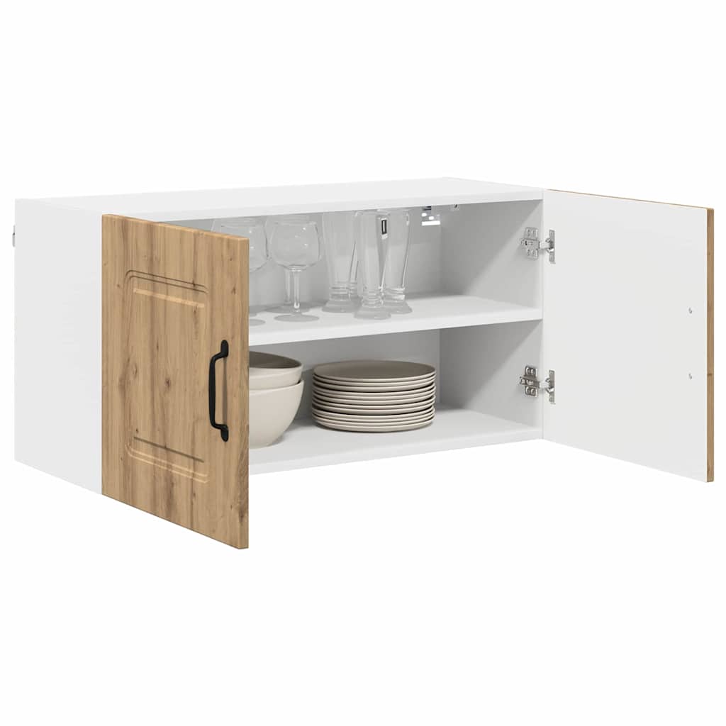 Kitchen Wall Cabinet with Shelf Artisan Oak 80 x 31 x 40 cm